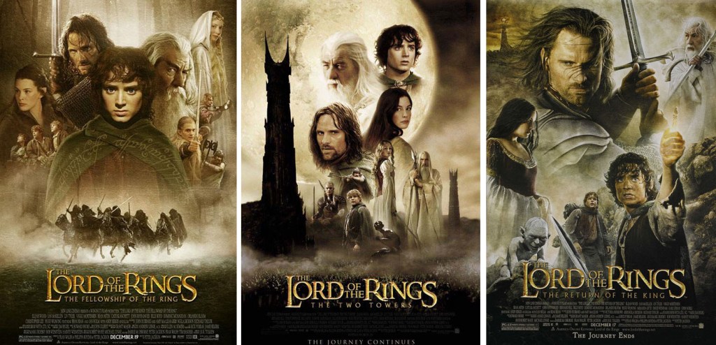 The Lord of the Rings Triolgy posters